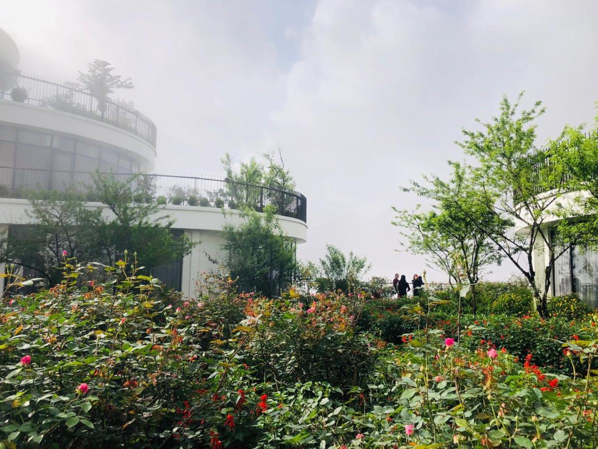 パオス サパ レジャー ホテル エクステリア 写真 The rooftop garden